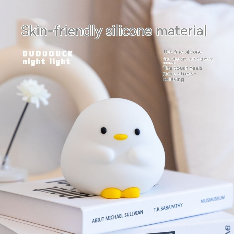 Cute Duck LED Night Silicone Lamp