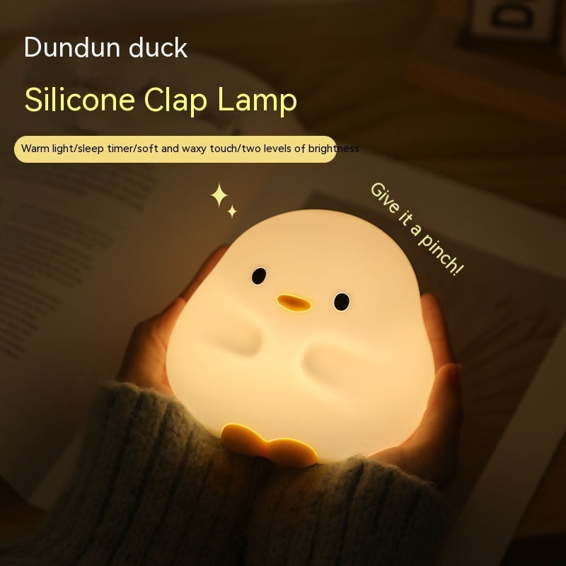 Cute Duck LED Night Silicone Lamp