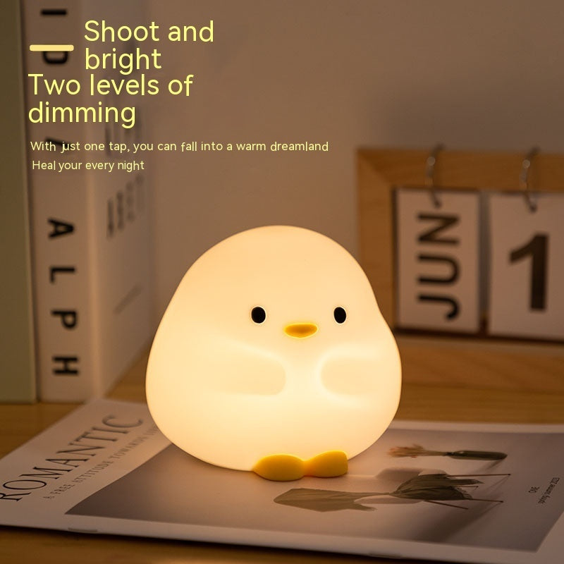Cute Duck LED Night Silicone Lamp