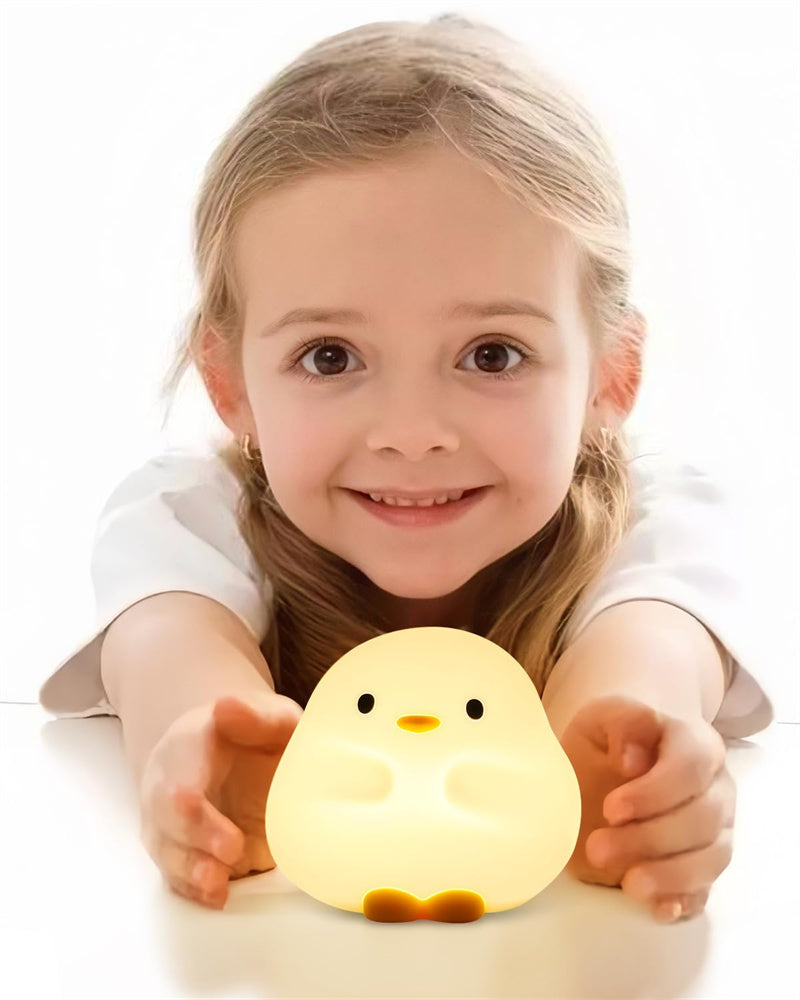 Cute Duck LED Night Silicone Lamp