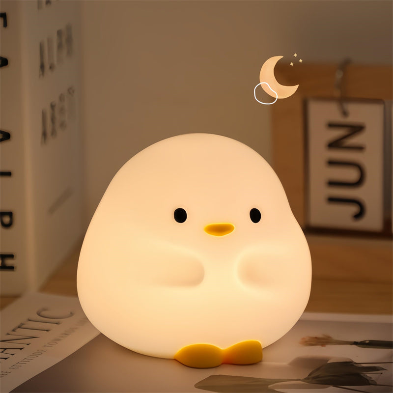Cute Duck LED Night Silicone Lamp