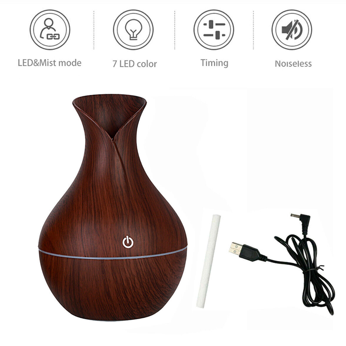 LED Ultrasonic Aroma Humidifier