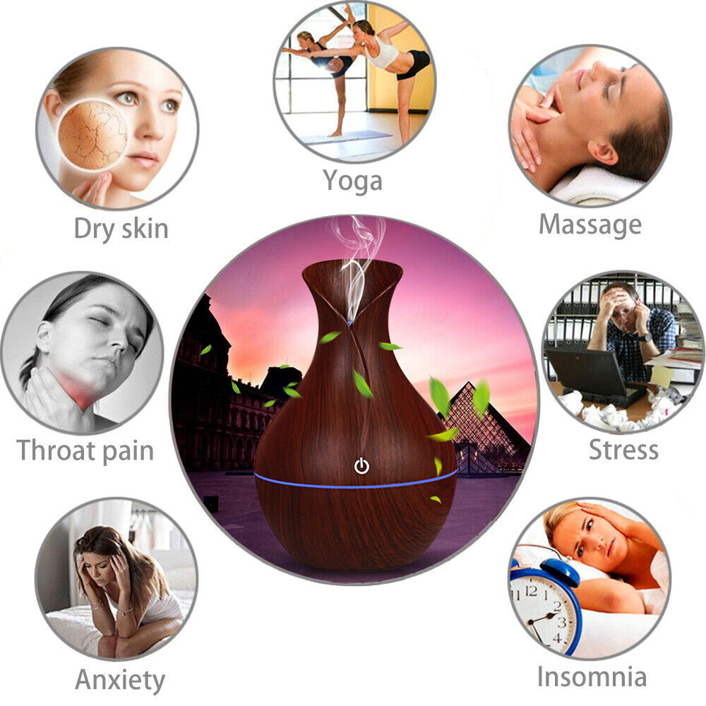 LED Ultrasonic Aroma Humidifier