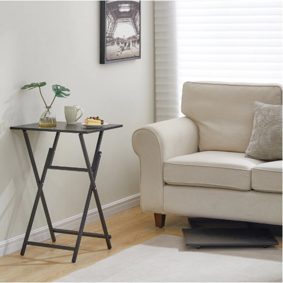 2-Piece Folding TV Tray Table