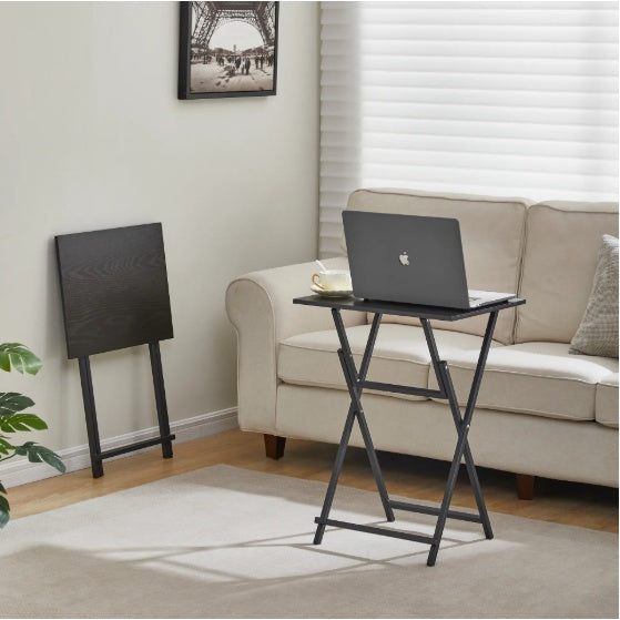 2-Piece Folding TV Tray Table