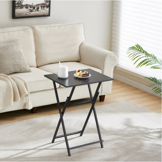 2-Piece Folding TV Tray Table